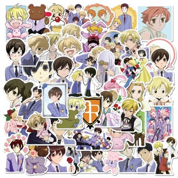 Naklejki Ouran High School Anime Manga 50 sztuk