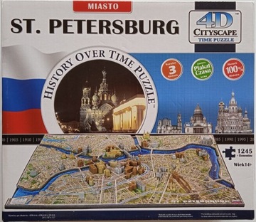 Puzzle 4D St. Petersburg 1245 elementów 