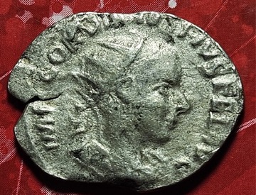 Moneta Rzymska - Gordianus 238 - 244 , Srebro 