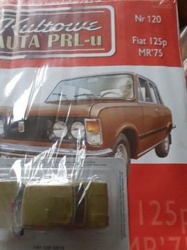 Kultowe Auta PRL-u Fiat FSO 125p MR"75 w blistrze