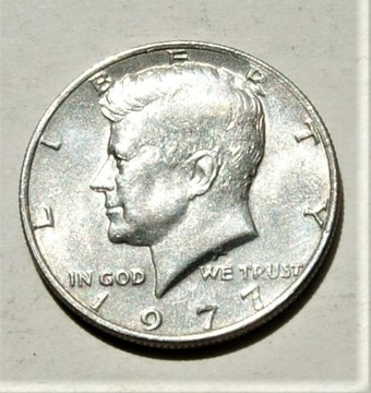 1/2 dolar 1977 bzm  half dollar Kennedy Stan!!