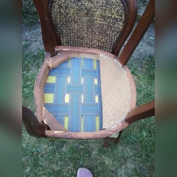dwa krzesła drewniane Chippandale