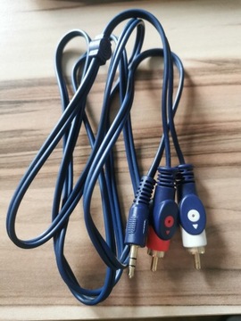 Kabel połączeniowy Mini jack - 2 x RCA Cinch 