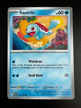 Karta Pokemon Squirtle 007/151 MEW 151