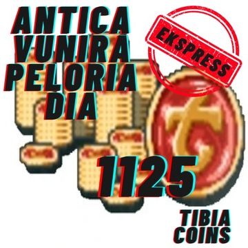 TIBIA COINS 1125 ANTICA VUNIRA PELORIA THYRIA DIA