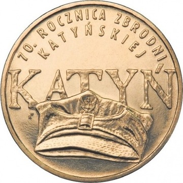 2 zł katyn 2010 rok