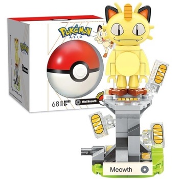 Pokemon Meowth minifigurka z klocków