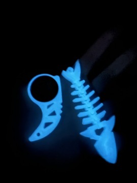 KeyRambit + Rekinek! GLOW! - brelok keyspinner