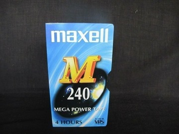 Kaseta VHS MAXELL M - 240_Nowa
