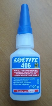 Loctite 406 20g Klej cyjanoakrylowy do tworzyw