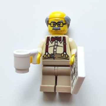 Lego Minifigurka col10-8 Grandpa/Dziadek