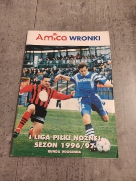 Amica Wronki program  wiosna 96/97 + ulotka