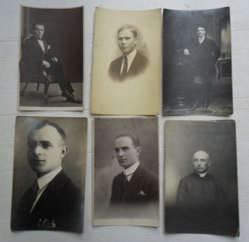 6 x Stare-studyjne zdjęcia mężczyzn