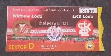 Widzew  - ŁKS Łódź 08.06.2005