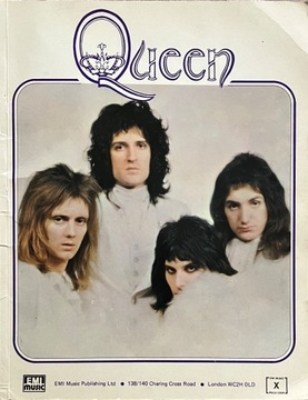 Queen 1974 książeczka z nutami