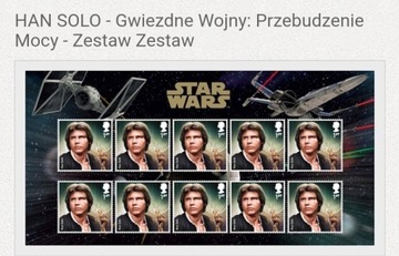 Wielka Brytania**  2015r Gwiezdne Wojny - Han Solo