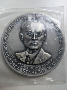 Medal Powstanie Warszawskie Płk Karol Ziemski "Wachnowski"