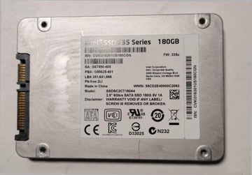 Dysk SSD Intel 335 series 180 GB SATA 3