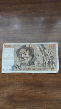 100 franków francuskich
