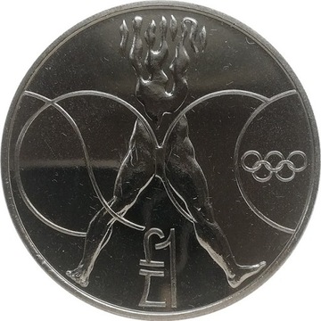 Cypr 1 pound 1988, KM#61