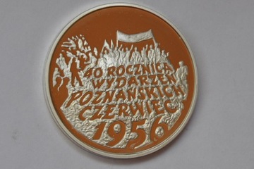 10 złotych 1996.40 rocznicawydarzeń poznańskich