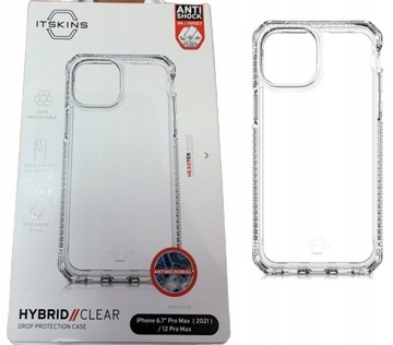 ETUI ITSKINS HYBRID CLEAR APPLE IPHONE 12 PRO MAX 