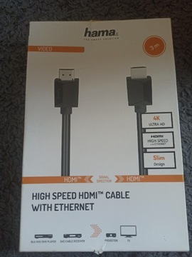 Kabel HDMI o dużej szybkości transmisji z Ethernet