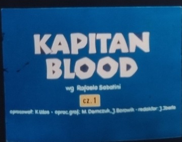 Bajka Kapitan Blood cz I i II projektor 