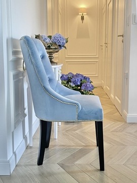 Luksusowe krzesło do jadalni w stylu hamptons