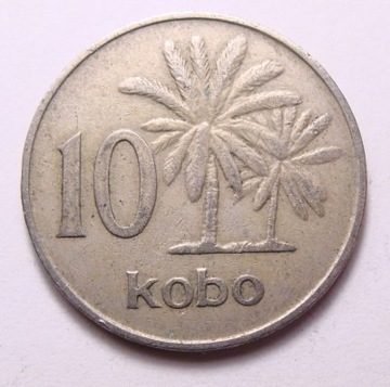 Nigeria 10 kobo 1973 r.