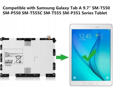 Bateria tablet  Samsung EB-BT550ABE