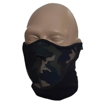 Maska Termoaktywna camo/green-L/XL
