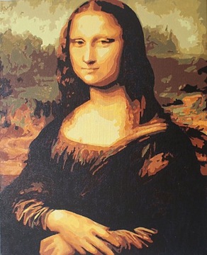 Mona Lisa ,akryl na płótnie, 50/40cm