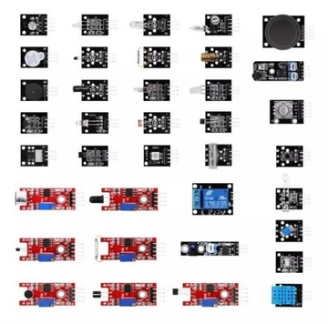 37 czujników Arduino, esp32, raspbery