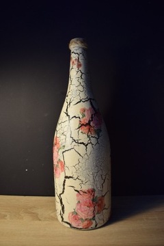 Butelka w kwiaty