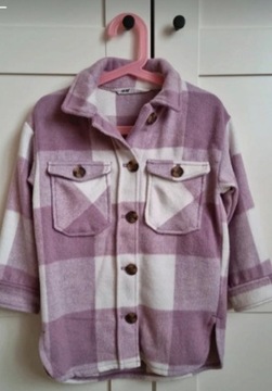 H&M kurtka przejściowa z diagonalu 4-5l koszulowa 