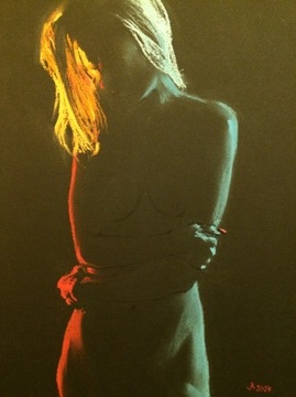 Rysunek "Nude Noir" #393 290x210 mm