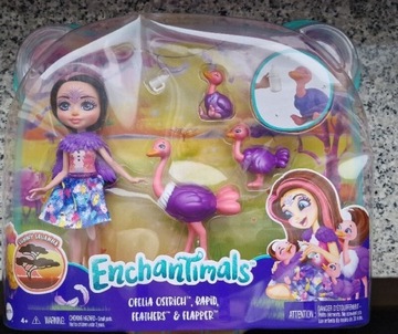 Mattel Enchantimals Lalka ze strusiem 