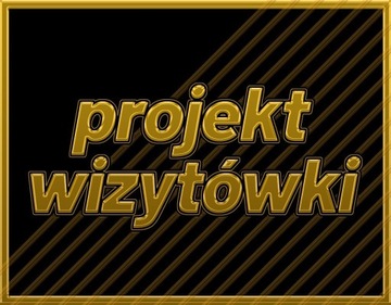 Projekt logo logotyp wizytówka ulotka plakat baner