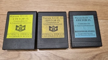 Kartridż Warsaw Basic +EDYTOR PL Commodore 64 org