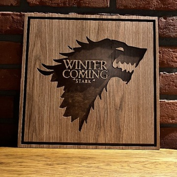 Obraz w drewnie „Winter is Coming”