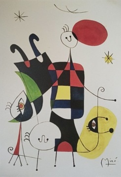 Joan Miro sygnowany.