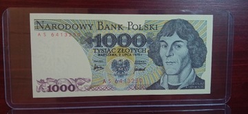 Banknot PRL 1000 zł stan UNC 1975