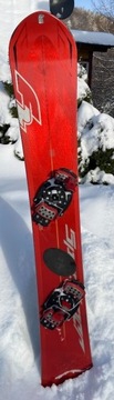 Deska snowboard F2 twarda 168cm