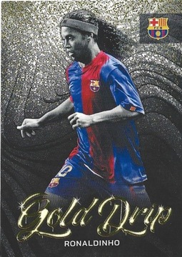 TOPPS GOLD DRIP RONALDINHO FC BARCELONA 