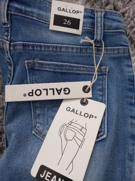 spodnie gallop jeansy xs