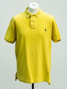 Polo by Ralph Lauren zółte polo roz. XL frotte