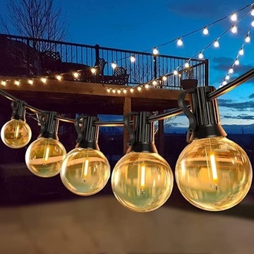 Girlanda ogrodowa LED 9m 25szt światełka łańcuch