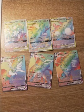 Karty Pokemon kolorowe - cena do targowania