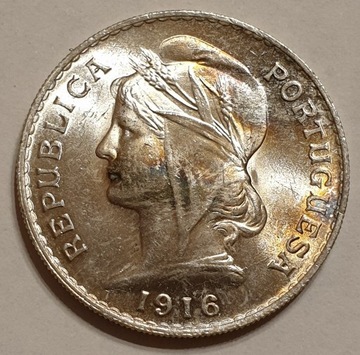 Portugalia 50 centavos 1916